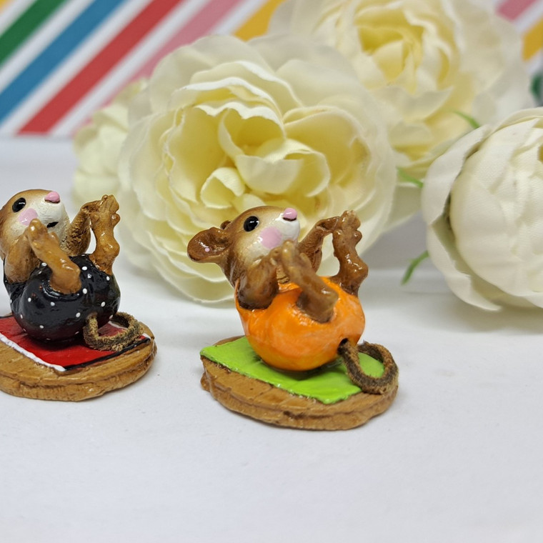 Wee Forest Folk Miniatures M-260 - Roly Poly (Orange/Green)