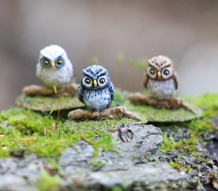 Wee Forest Folk Incentive Pieces INC-035 - MINI Owls