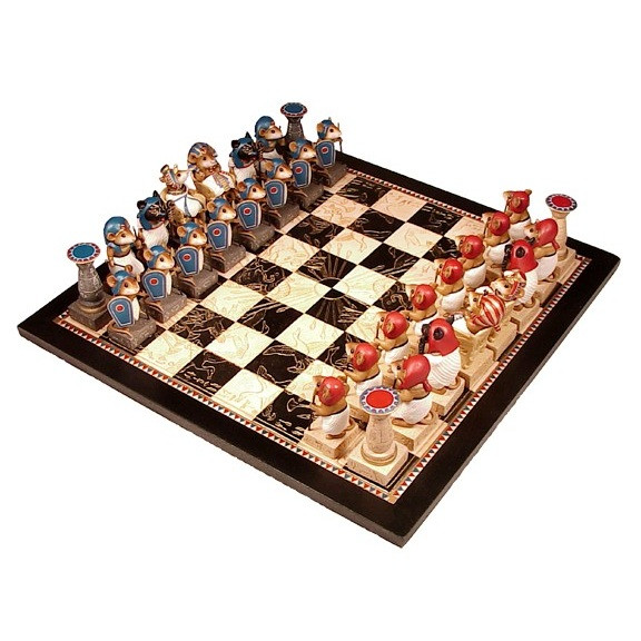 Wee Forest Folk Miniatures CS1-CS7 - Egyptian Chess Set