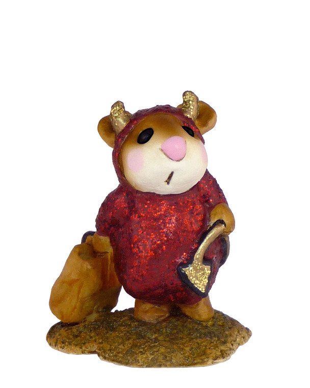 Wee Forest Folk Miniature - Little Devil (M-61-Red)
