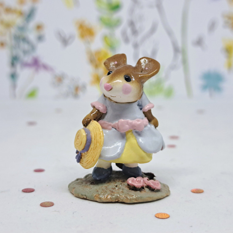 Wee Forest Folk Miniatures M-255 - Hattie (Blue)