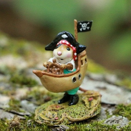 Wee Forest Folk Limited Edition M-535a - Pirate's Galleon
