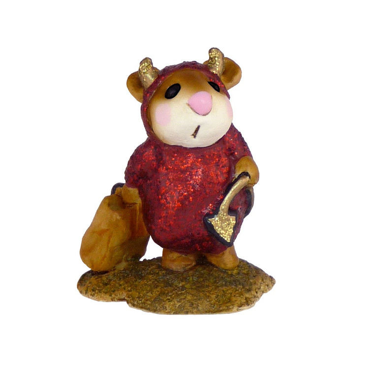 Wee Forest Folk Miniatures M-061 - Little Devil (Red Glitter)