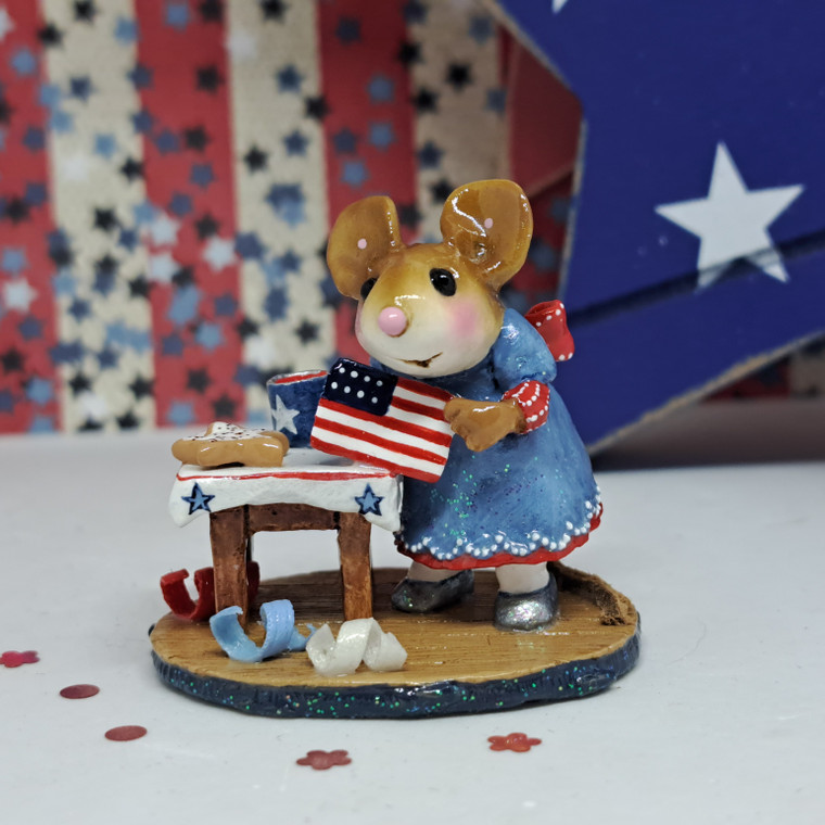 Wee Forest Folk Limited Edition M-341b - Drop in for the Fourth 