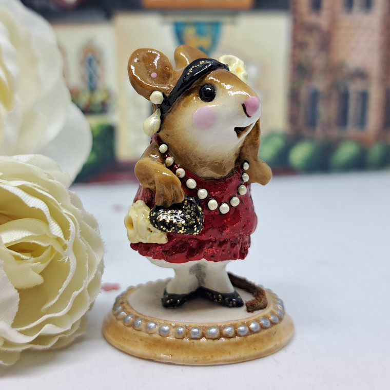 Wee Forest Folk M-171 - Zelda (Red Glitter)