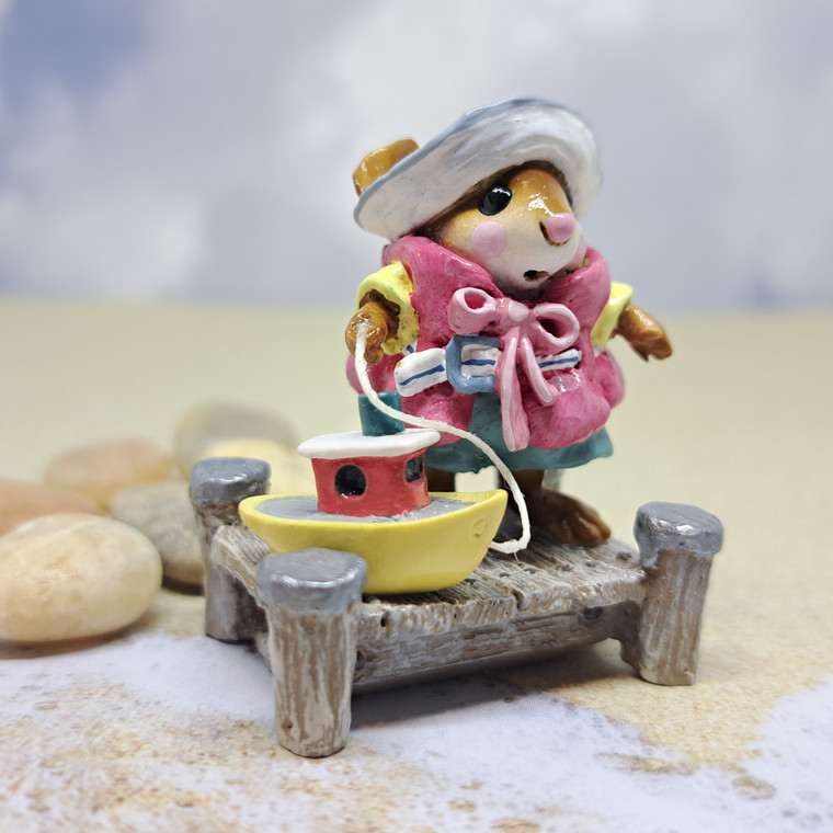 Wee Forest Folk Miniatures M-310 - Ahoy (Pink)