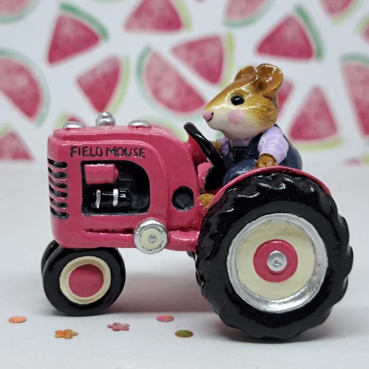 Wee Forest Folk Special M-133 - Field Mouse (Pink) 