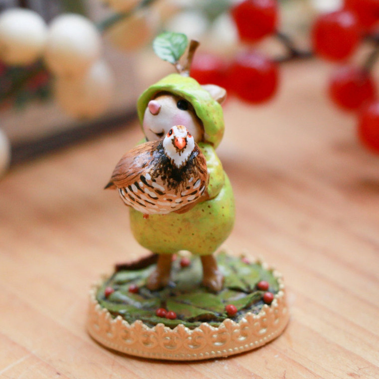 Wee Forest Folk Limited Edition TD-01 - Partridge in a Pear Tree