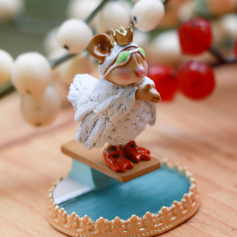 Wee Forest Folk Limited Edition TD-07 - Swans a-Swimming