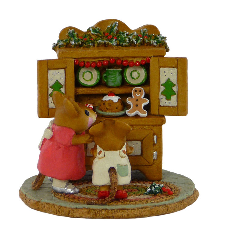 Wee Forest Folk Miniature - Christmas Cupboard (M-241-Brown)