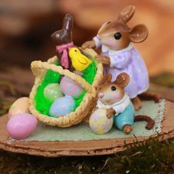 Wee Forest Folk Limited Edition M-718b - Tumbling Easter Treats