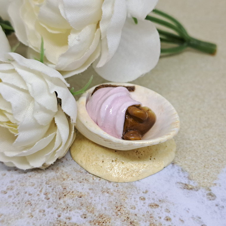 Wee Forest Folk Miniatures M-289a - Wee Sea Baby (Pink) 