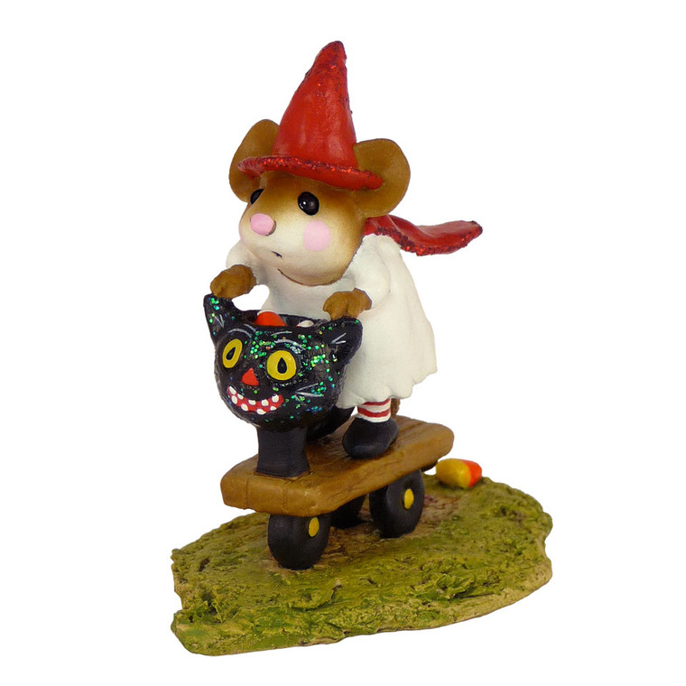 Wee Forest Folk Miniature - Scootin' with the Loot (M-296)