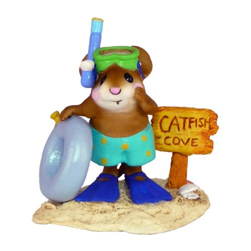 Wee Forest Folk Miniatures M-293 - Catfish Cove (Aqua)