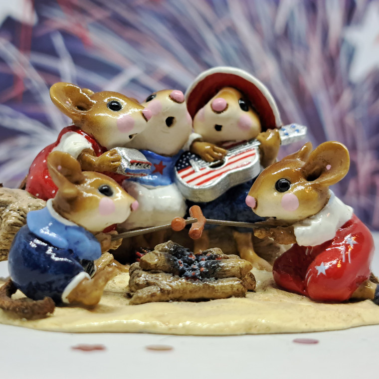 Wee Forest Folk Limited Edition M-297a - Beach Party