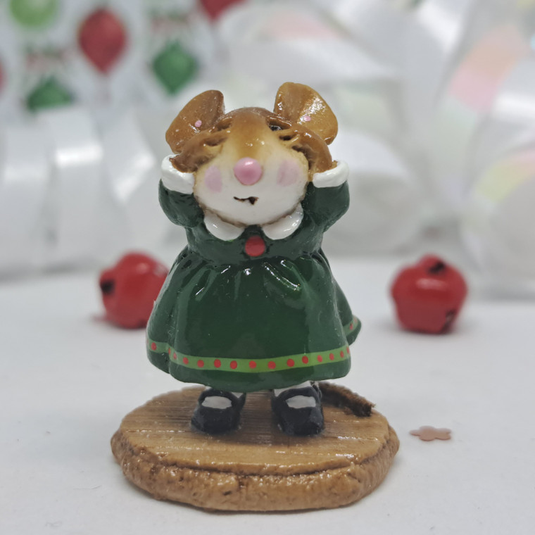 Wee Forest Folk Limited Edition M-276 - No Peeking (Dark Green) 