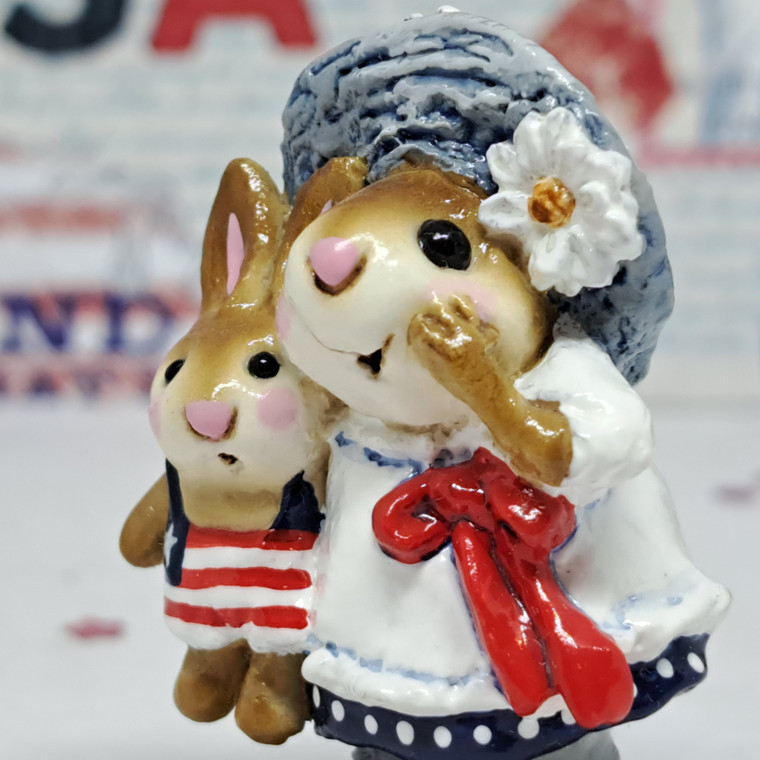 Wee Forest Folk Special M-182 - Miss Daisy (RWB)
