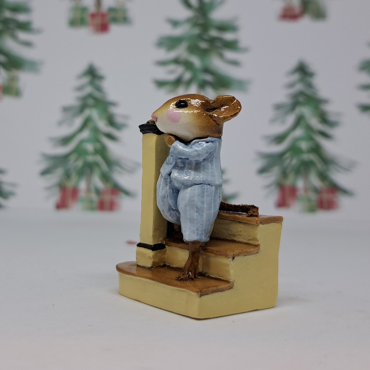 Wee Forest Folk Miniatures M-217 - Early Riser (Blue) 