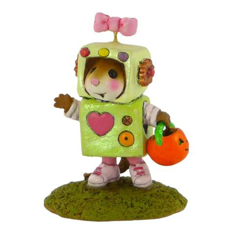 Wee Forest Folk Miniature - Rosie Robot (M-399b-Lime)