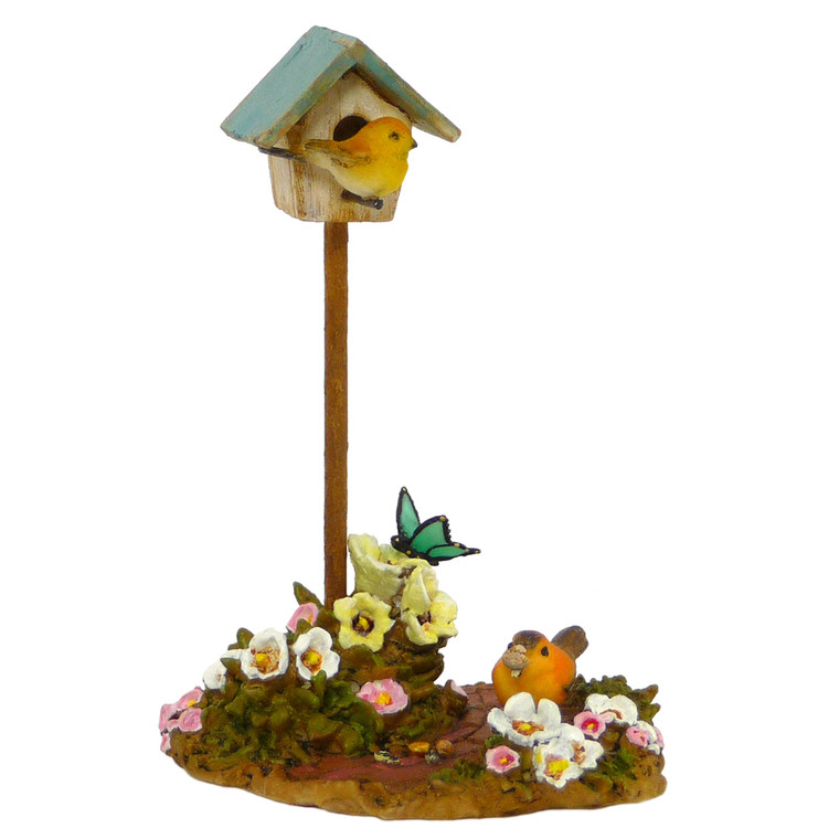 Wee Forest Folk Miniature Figurine - Birdhouse (A-10)