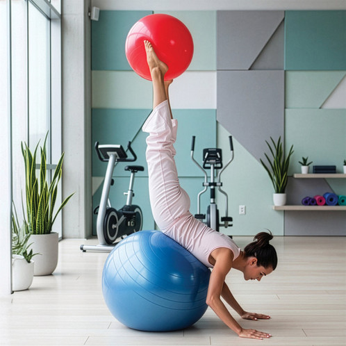 Yoga Gymball Workout Presented By Lucy Knight [Import anglais](中古品) Gymnic Plus Physiotherapy Ball with Burst Resistance - Endeavour Toys
