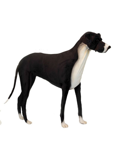 great dane full size stuffed dog Hansa Great Dane, 69" Long Endeavour Toys
