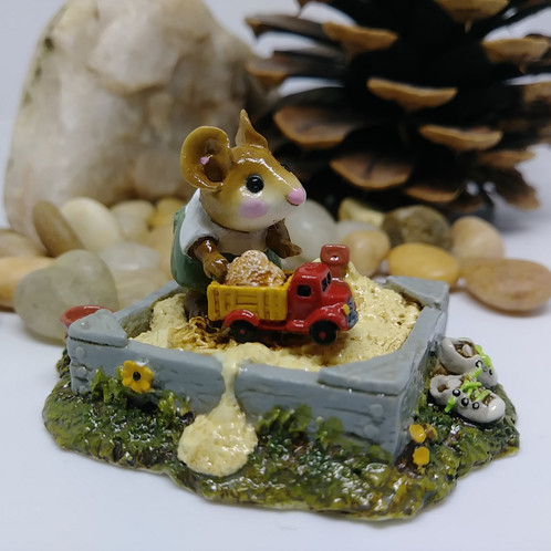 Wee Forest Folk Miniatures M-206 - Jack in the Sandbox (Green