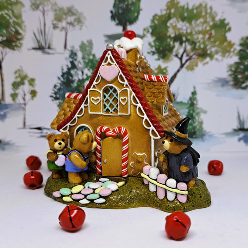 Wee Forest Folk Miniatures T-11 - Hansel & Gretel Bears at the