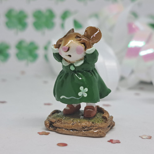 Wee Forest Folk Limited Edition M-276 - No Peeking (Green w