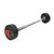 TKO 20-110 lb. Fixed Urethane Straight Barbells w/ 10 Set Rack