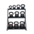 TKO Cast Kettlebell Set w/ 3-Tier Rack- (4 kg - 36 kg)