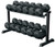 York Barbell 5-50 lb. Rubber Hex Dumbbell Set