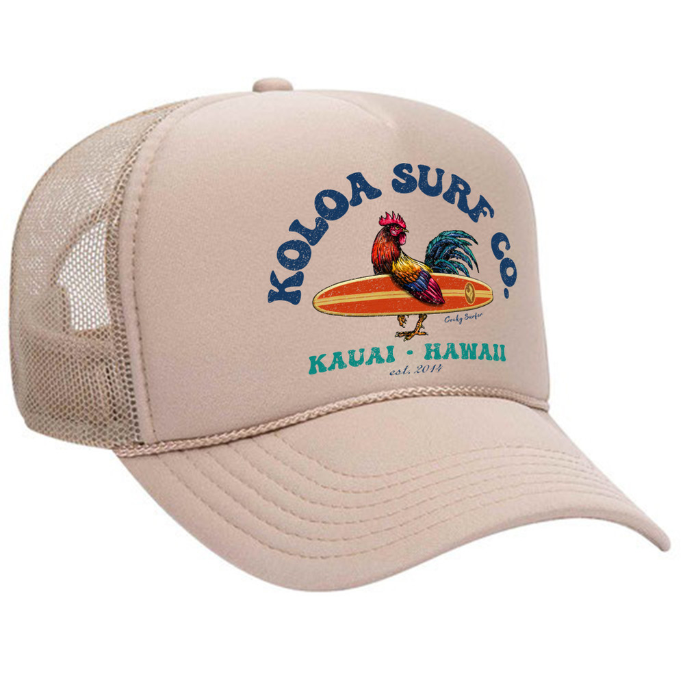 Koloa Cocky Surfer Foam Trucker Hat