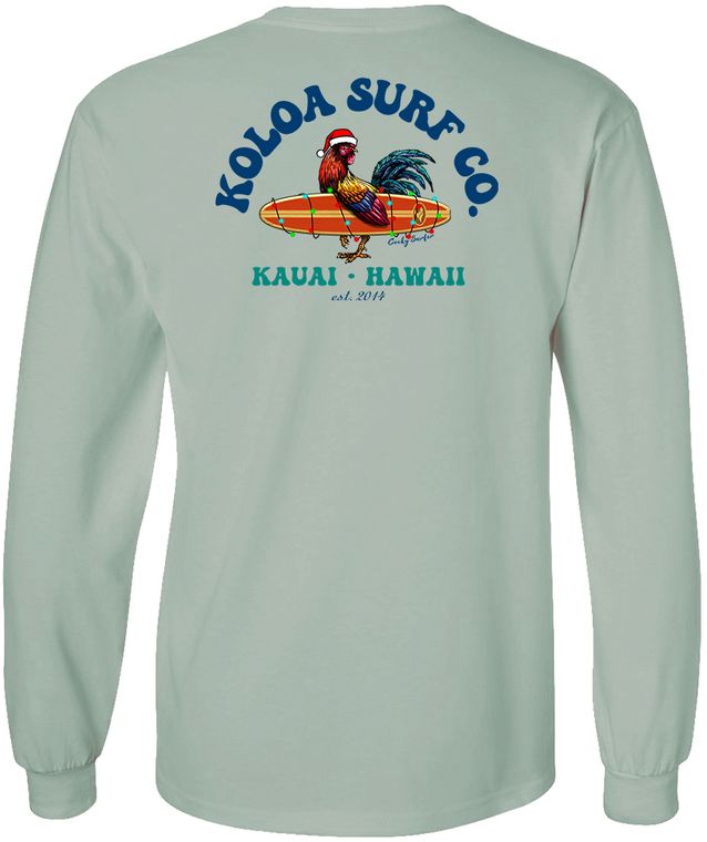 Koloa Cocky Surfer Christmas Long Sleeve T-Shirt
