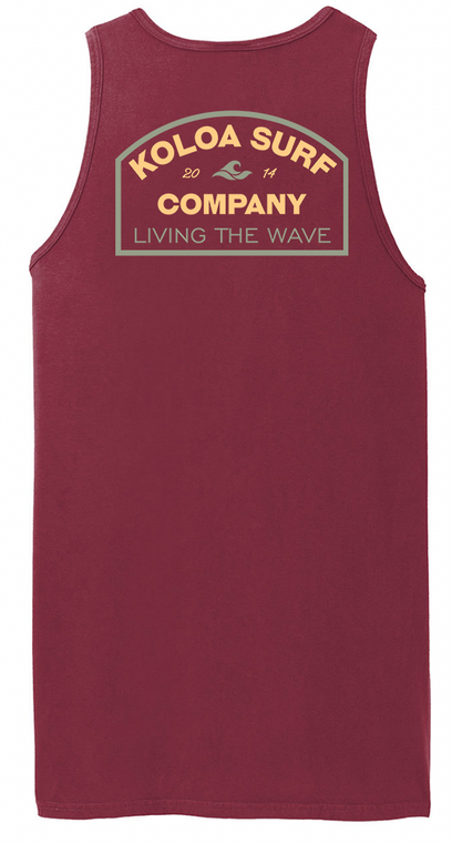 Koloa Honopu Arch Pigment-Dyed Tank Top