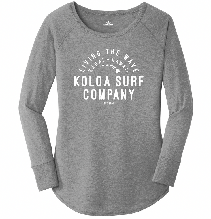 Koloa Simple Arch Women's Long Sleeve T-Shirt