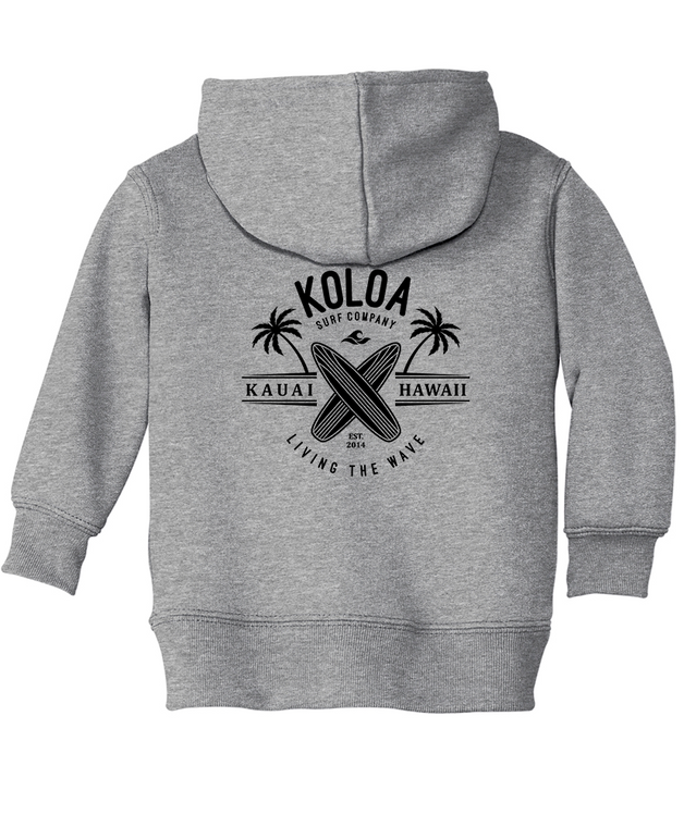 Koloa Kauai Boards Toddler Full-Zip Hoodie