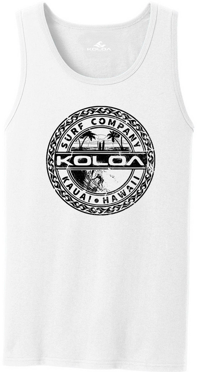 Koloa Palm & Waves Tank Top