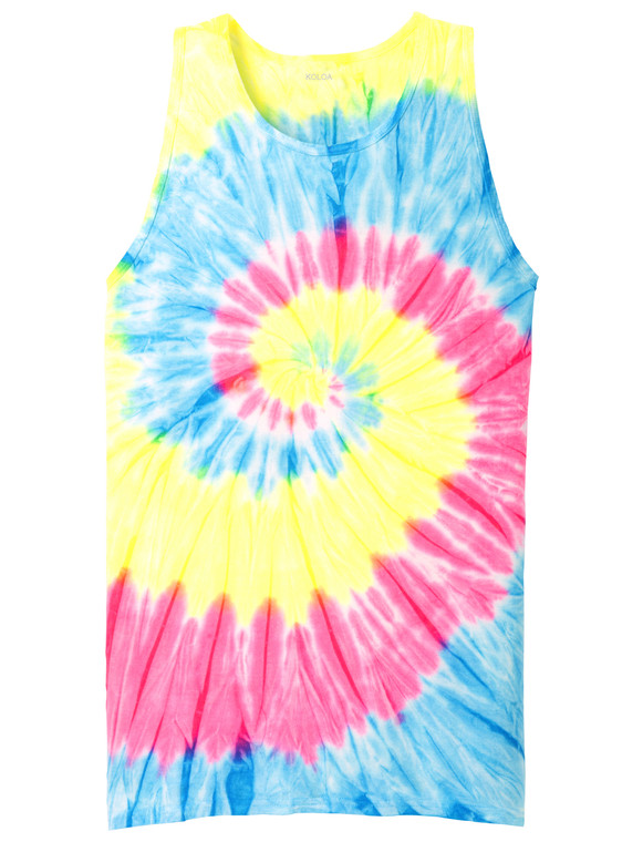 Neon Rainbow tie-dye