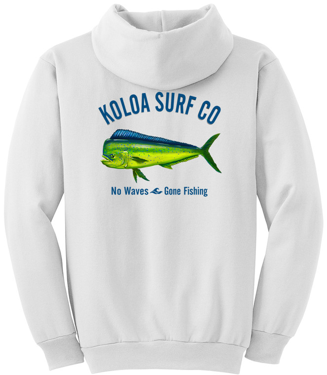 Koloa Mahi Mahi "No Waves Gone Fishing" Hoodie