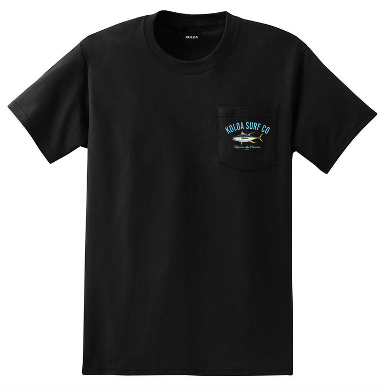 Yellowfin Tuna Logo Heavyweight Pocket T-Shirt