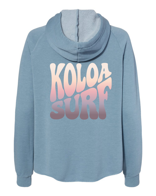 Koloa Sunset Wave Wash Zip-Up Hoodie