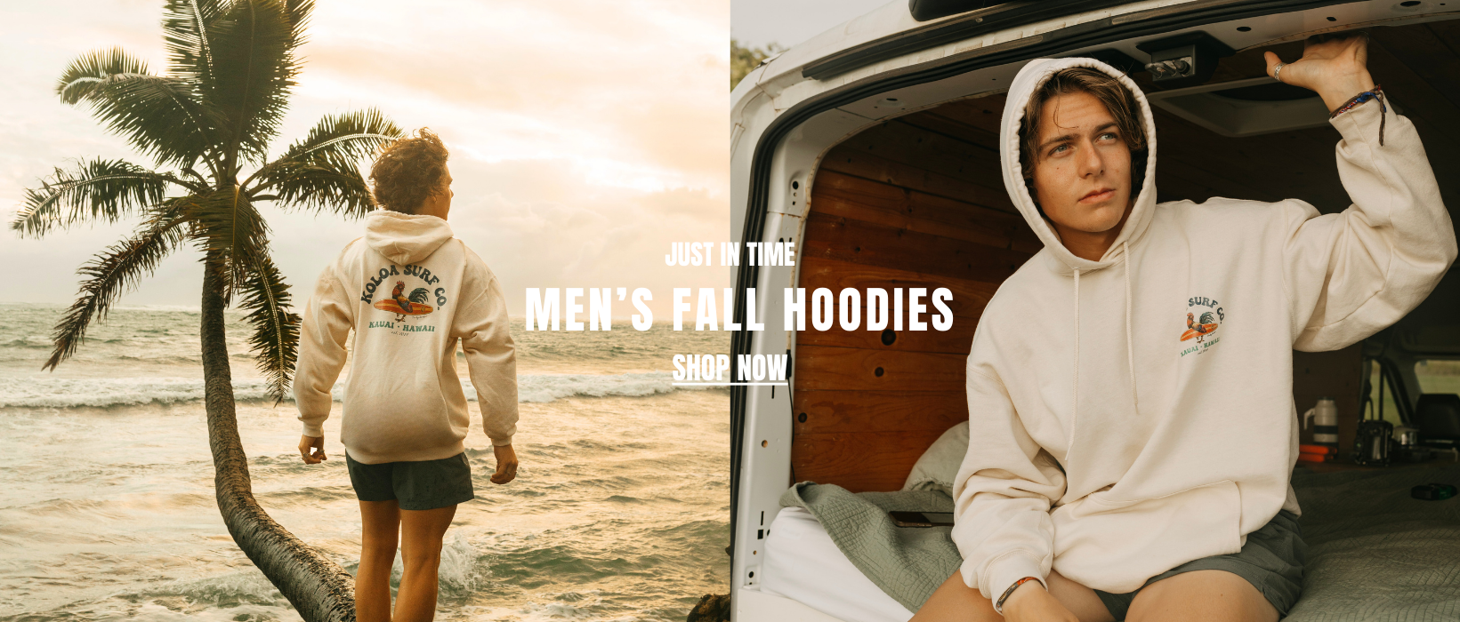 Just in time. Men's fall hoodies. Shop now!