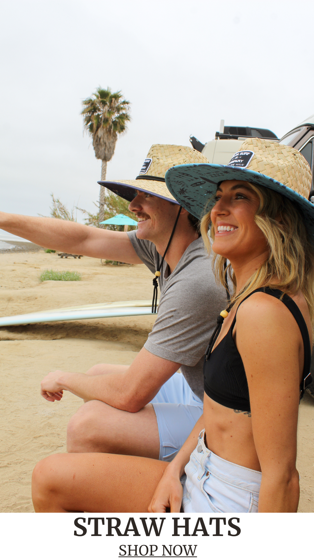 Koloa Surf Company Straw Hats - Shield yourself from the sun in style with our trendy and durable straw hats. Shop now for beach-ready fashion!