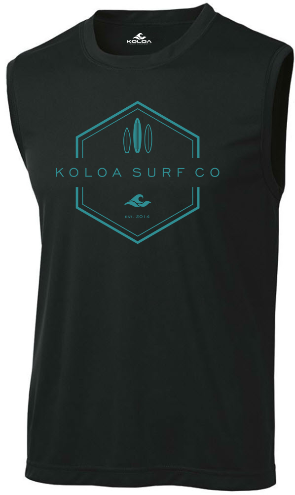 Koloa Wave Athletic Sleeveless T-Shirt