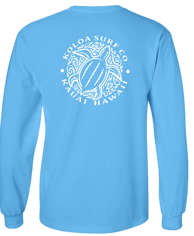 Koloa Hawaiian Turtle Long Sleeve T-Shirt