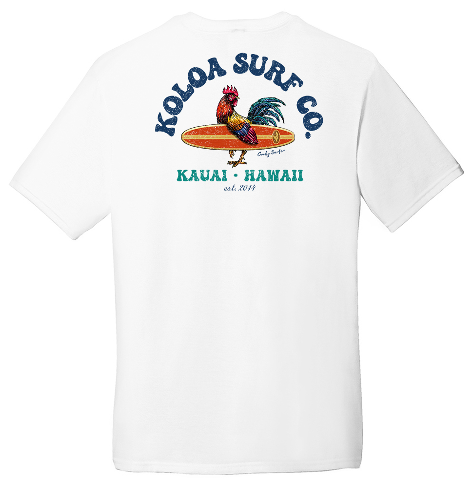 Koloa Cocky Surfer Comfort Tri-Blend T-Shirt