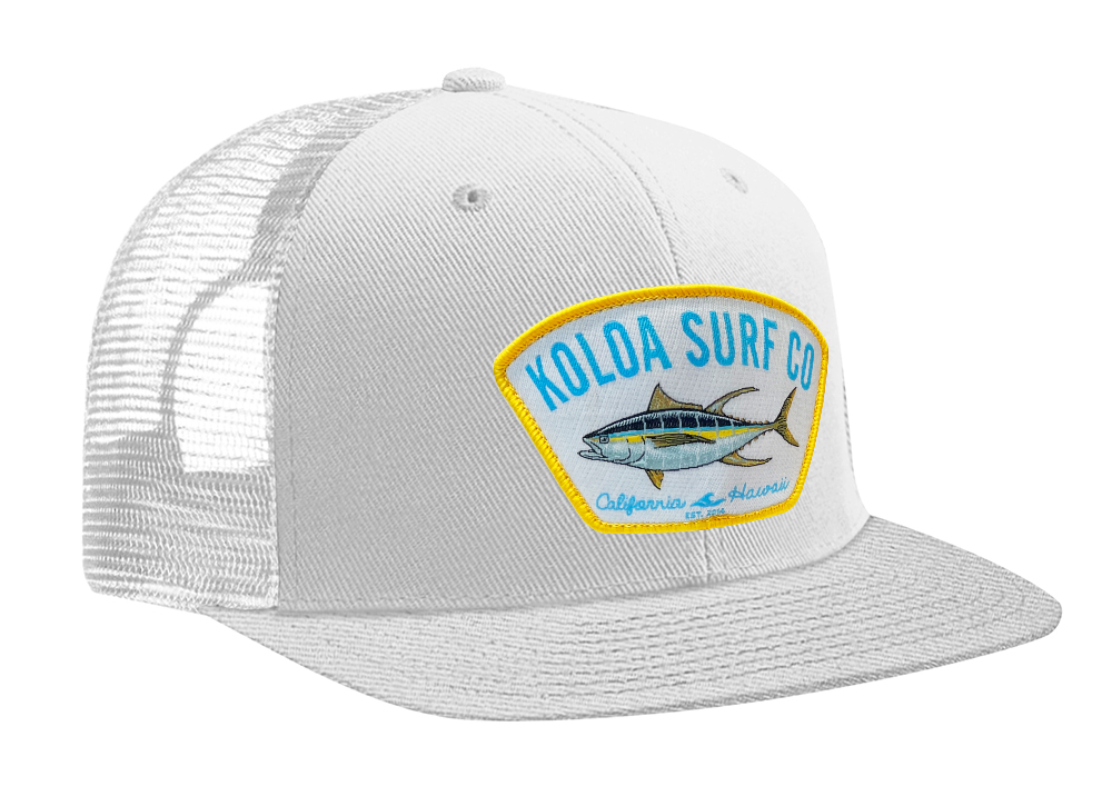 Koloa Yellowfin Tuna Mesh Snapback Hat