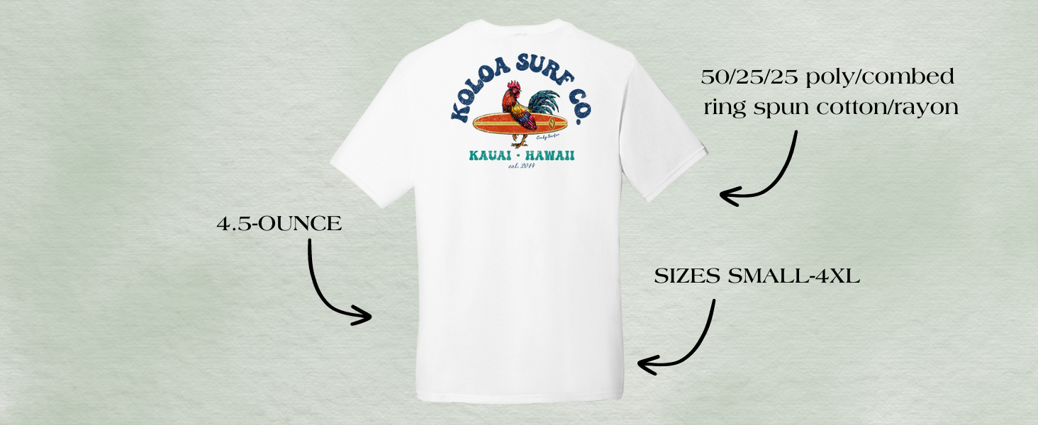 Surf And Skate Tri-Blend T-Shirt: Koloa Surf Company