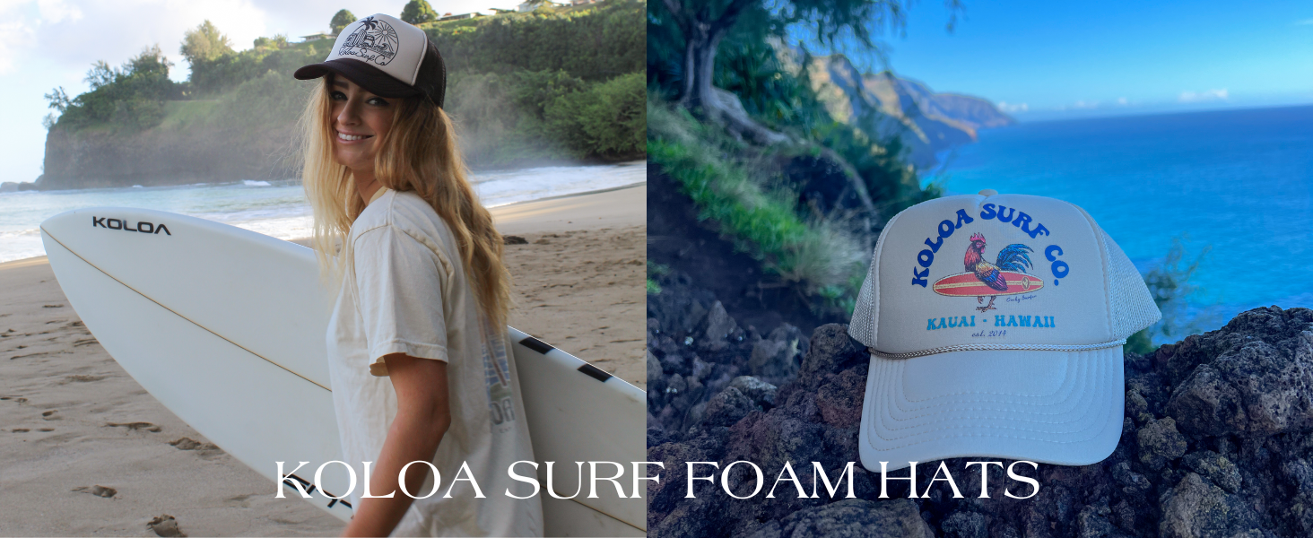 Koloa Yellowfin Foam Trucker Hat